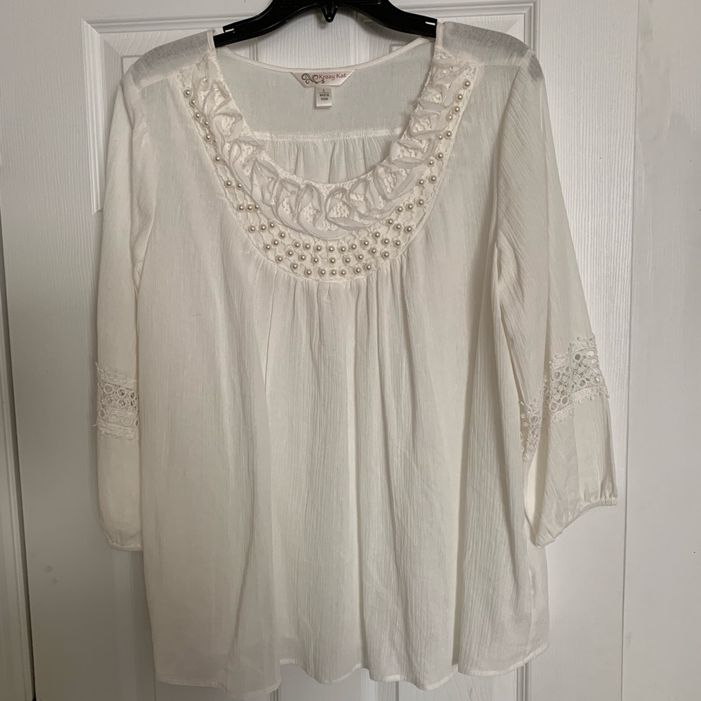 Gorgeous Krazy Kat Boho Blouse